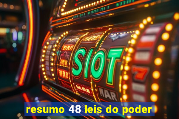 resumo 48 leis do poder