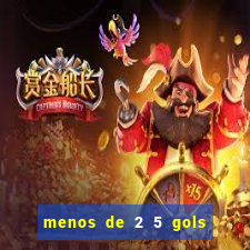 menos de 2 5 gols o que significa