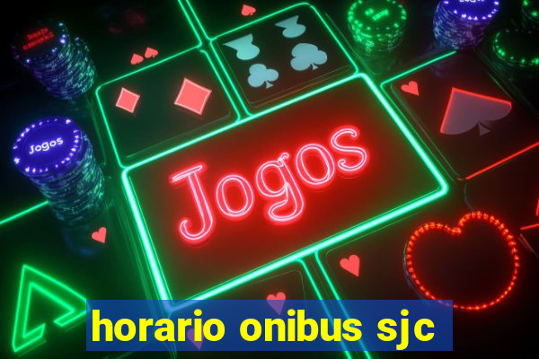 horario onibus sjc