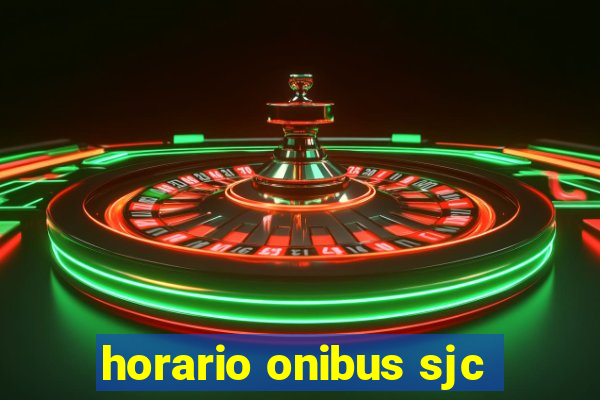 horario onibus sjc