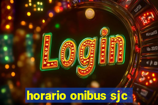 horario onibus sjc
