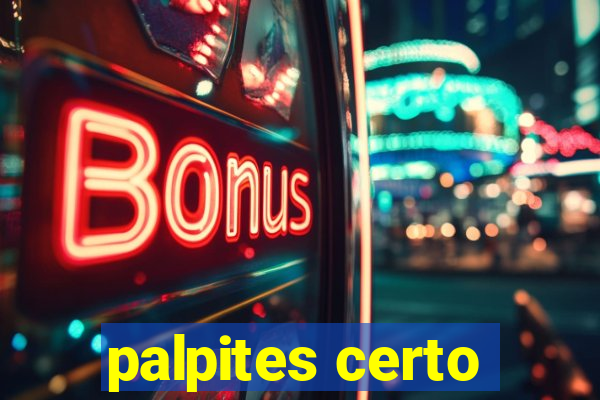 palpites certo