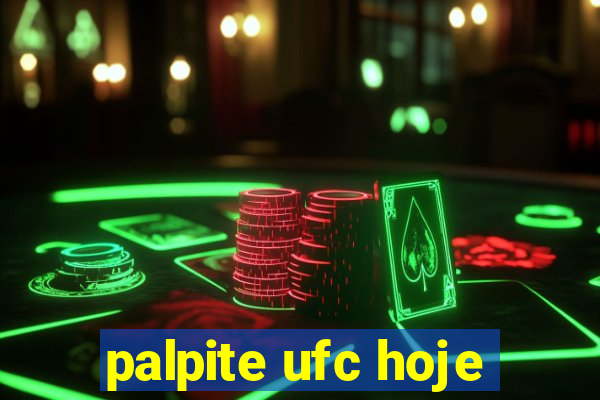 palpite ufc hoje
