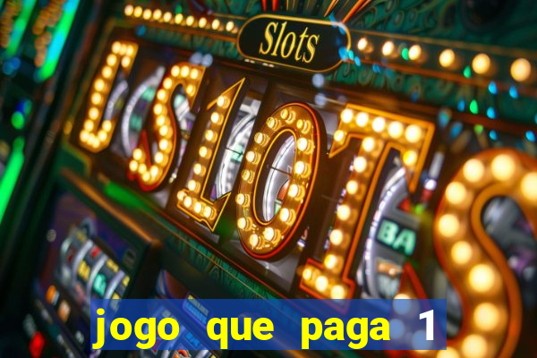 jogo que paga 1 real no pix