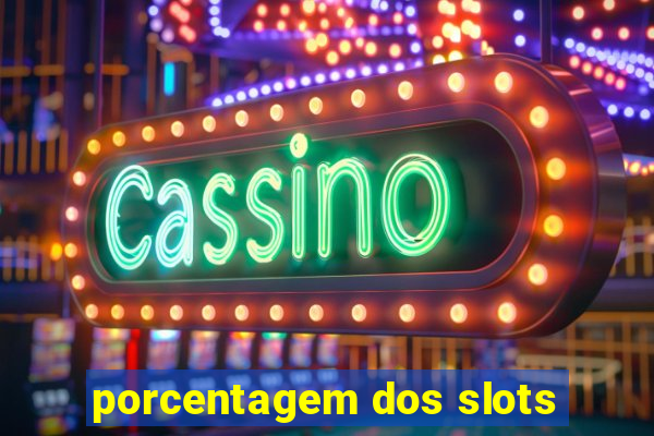 porcentagem dos slots