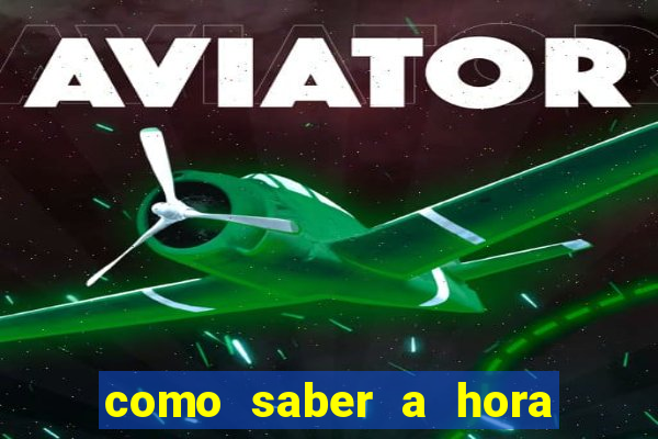 como saber a hora de apostar no aviator