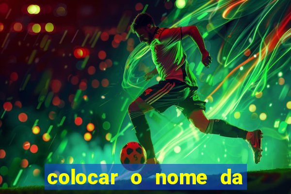 colocar o nome da pessoa no congelador