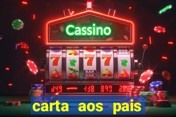 carta aos pais rubem alves