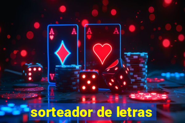 sorteador de letras