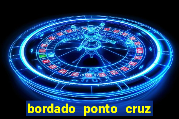 bordado ponto cruz do corinthians