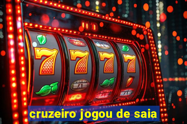 cruzeiro jogou de saia