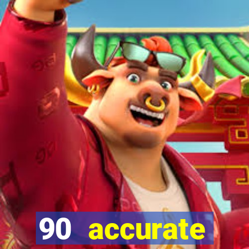 90 accurate football predictions