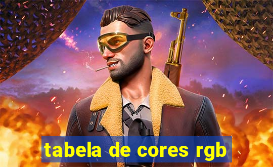 tabela de cores rgb