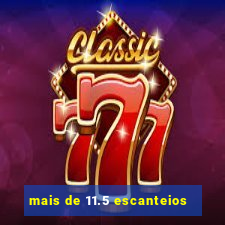 mais de 11.5 escanteios