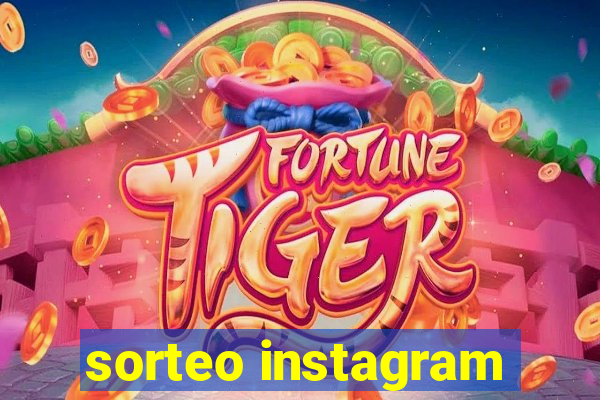 sorteo instagram