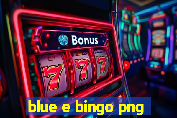 blue e bingo png