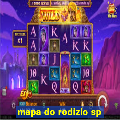 mapa do rodizio sp