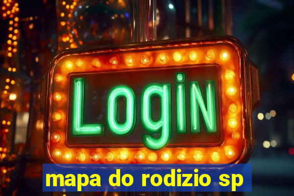 mapa do rodizio sp