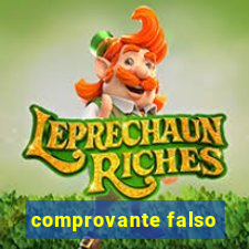 comprovante falso