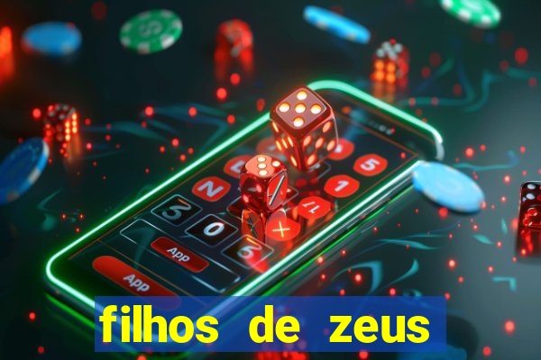filhos de zeus mitologia grega