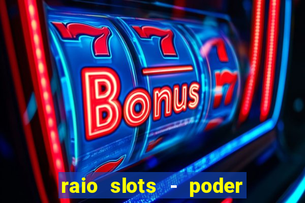 raio slots - poder de zéus