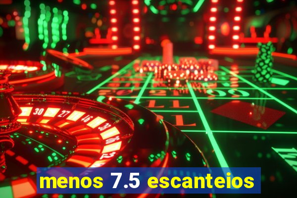 menos 7.5 escanteios