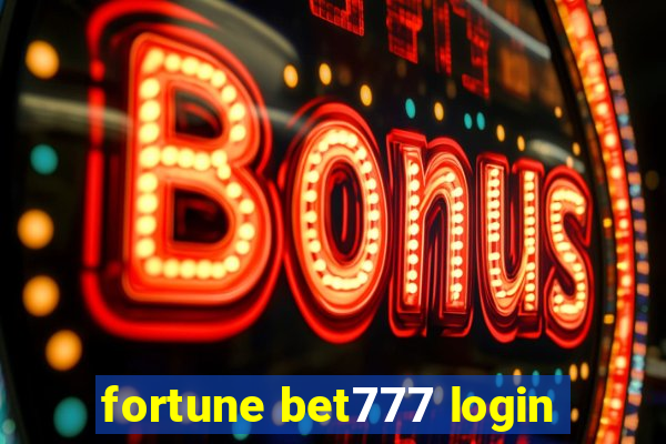 fortune bet777 login