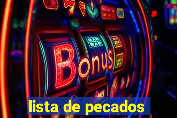 lista de pecados