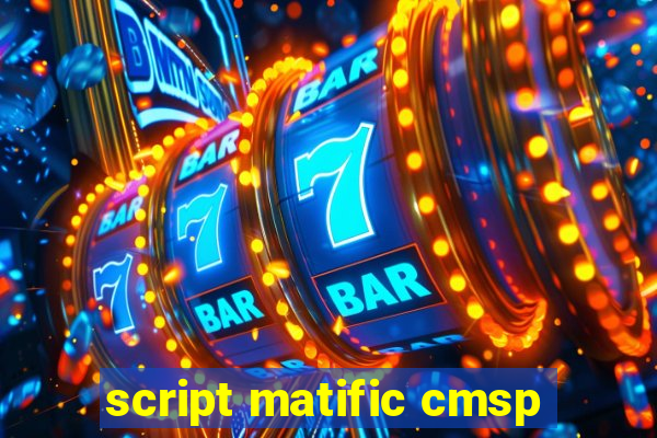 script matific cmsp