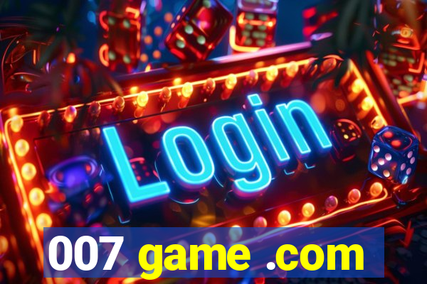 007 game .com