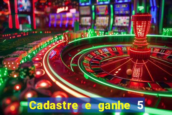 Cadastre e ganhe 5 reais para apostar