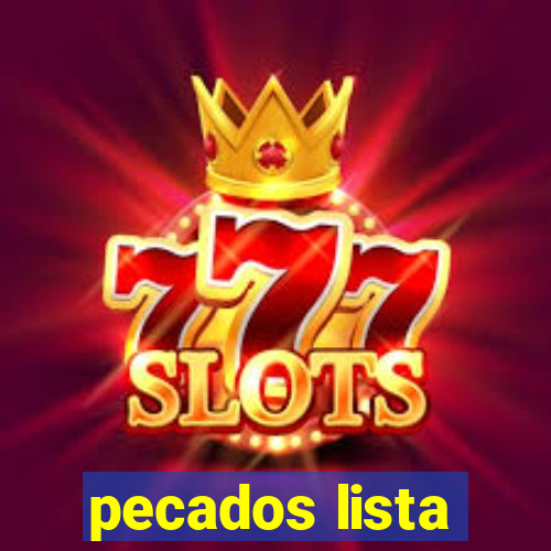 pecados lista