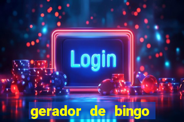 gerador de bingo de palavras