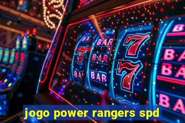 jogo power rangers spd