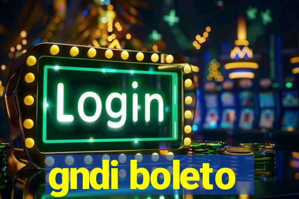 gndi boleto