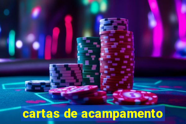 cartas de acampamento