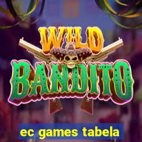 ec games tabela