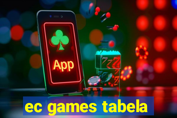 ec games tabela