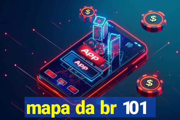 mapa da br 101