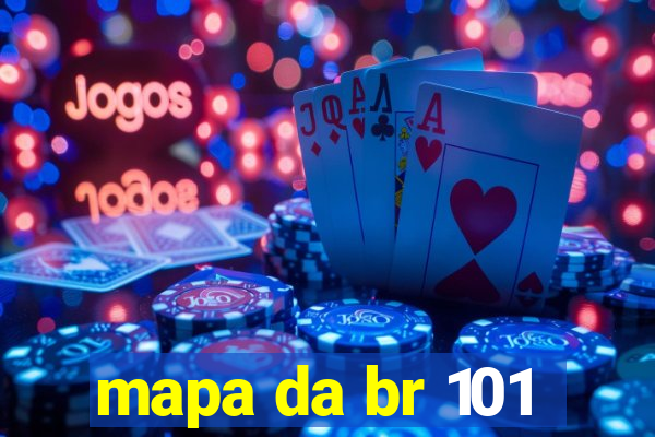 mapa da br 101