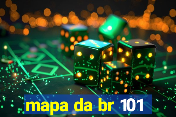 mapa da br 101