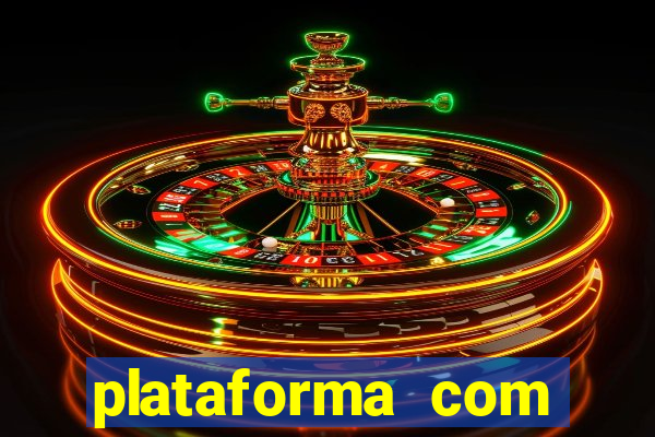 plataforma com chuva de dinheiro