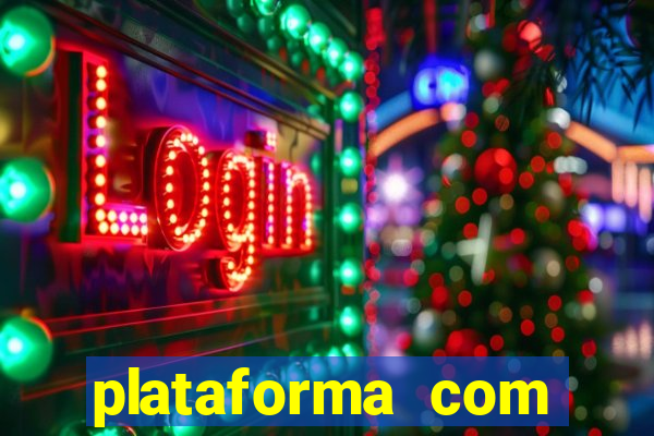 plataforma com chuva de dinheiro