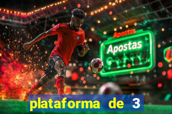 plataforma de 3 reais jogo