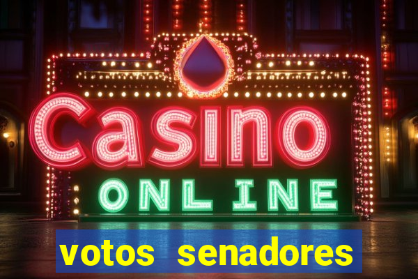 votos senadores impeachment moraes