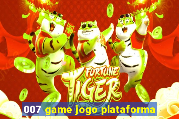 007 game jogo plataforma