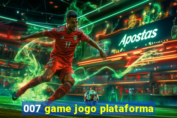 007 game jogo plataforma