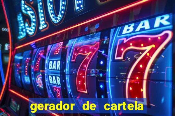 gerador de cartela de bingo