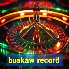 buakaw record