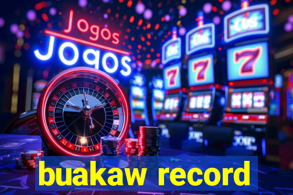 buakaw record